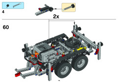 LEGO 8258 instructions page 4 – build guide